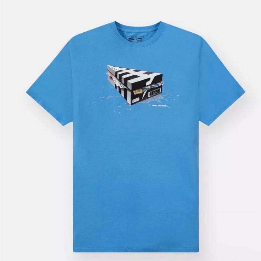 PAPER PLANES ✈️  STASH BOX PLANES  TEE IN AZURE BLUE  SIZE L NEW